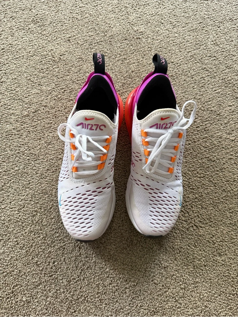 W Air Max 270 - Fuchsia Dream Crimson White